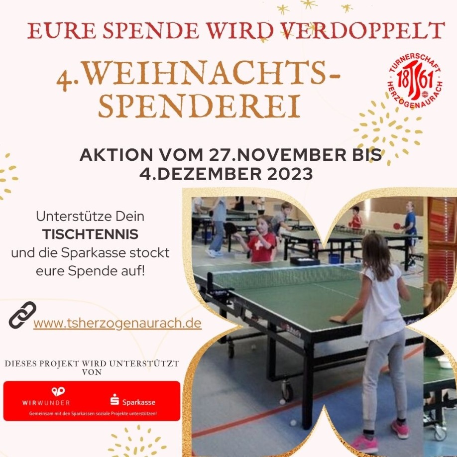 TSH Sparkasse Weihnachtsspenderei